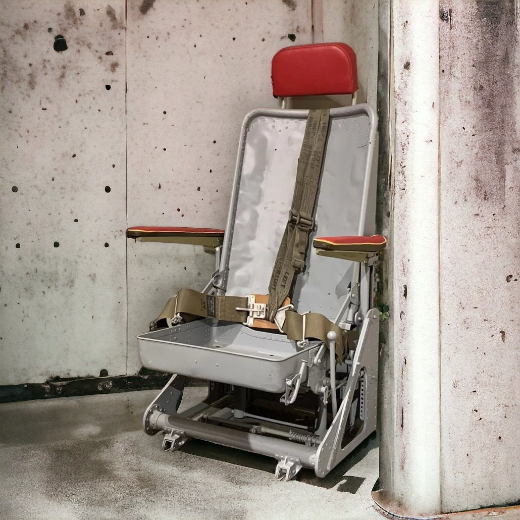 Fairchild C-119 Flying Boxcar Cockpit Pilot Seat | Military Transport Aircraft Chair