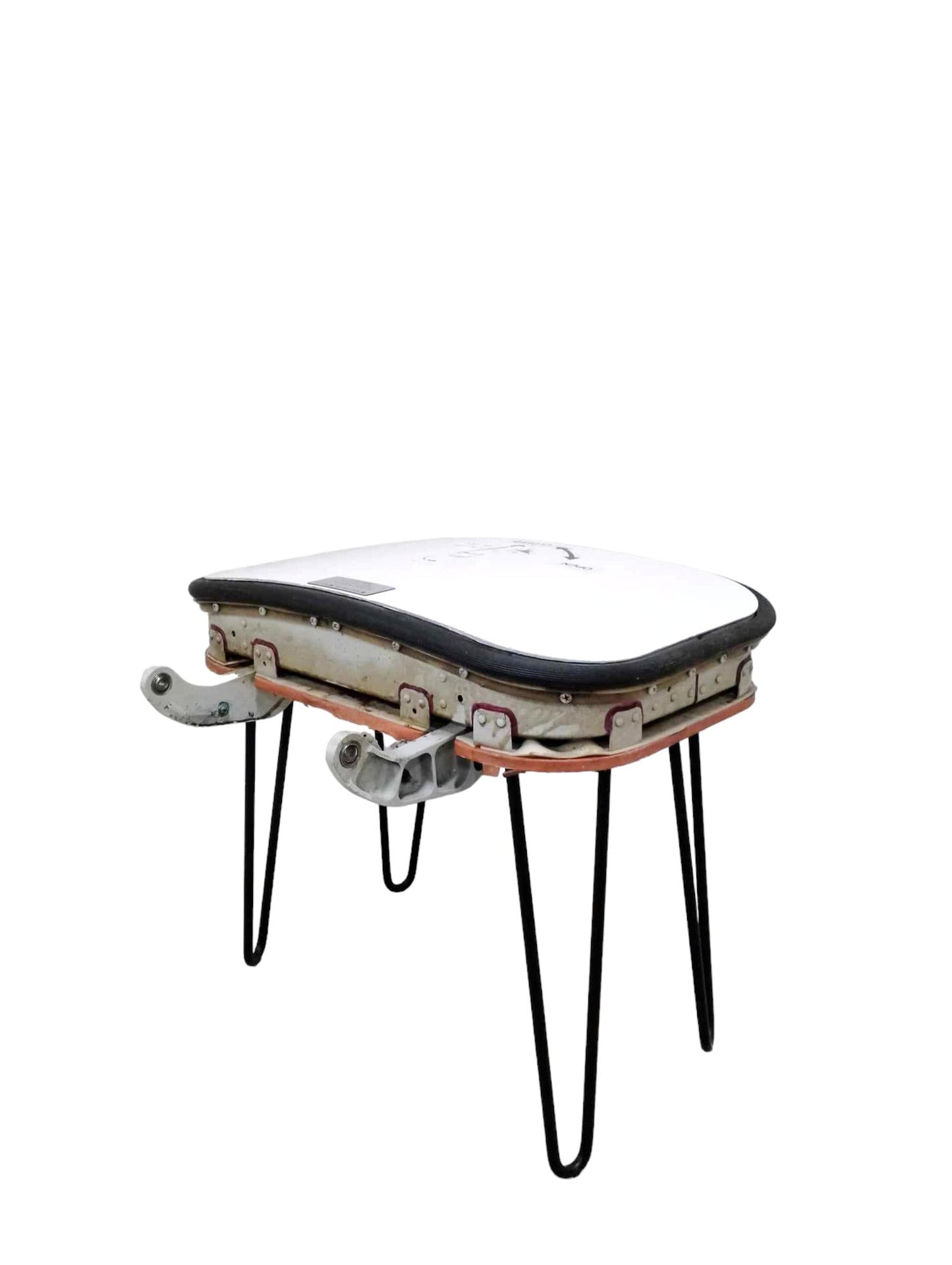 Airbus A320 YL-LCA Access Door Upcycled to Side Table Coffee Table | Air Canada SmartLynx