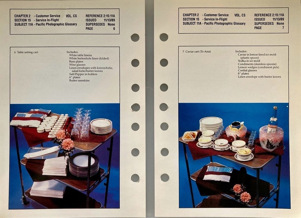 MD-83 Business Class Folding Service Trolley | Lermer Aviation | Vintage Galley Cart