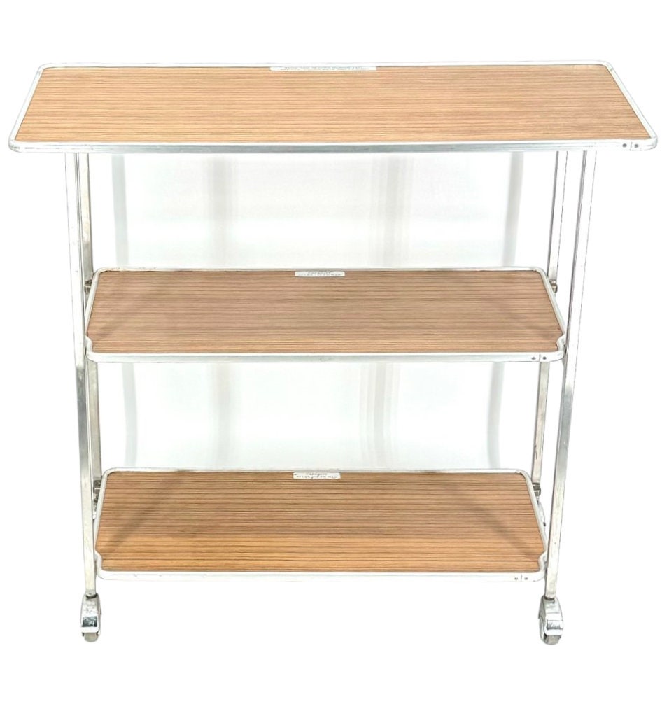 MD-83 Business Class Folding Service Trolley | Lermer Aviation | Vintage Galley Cart