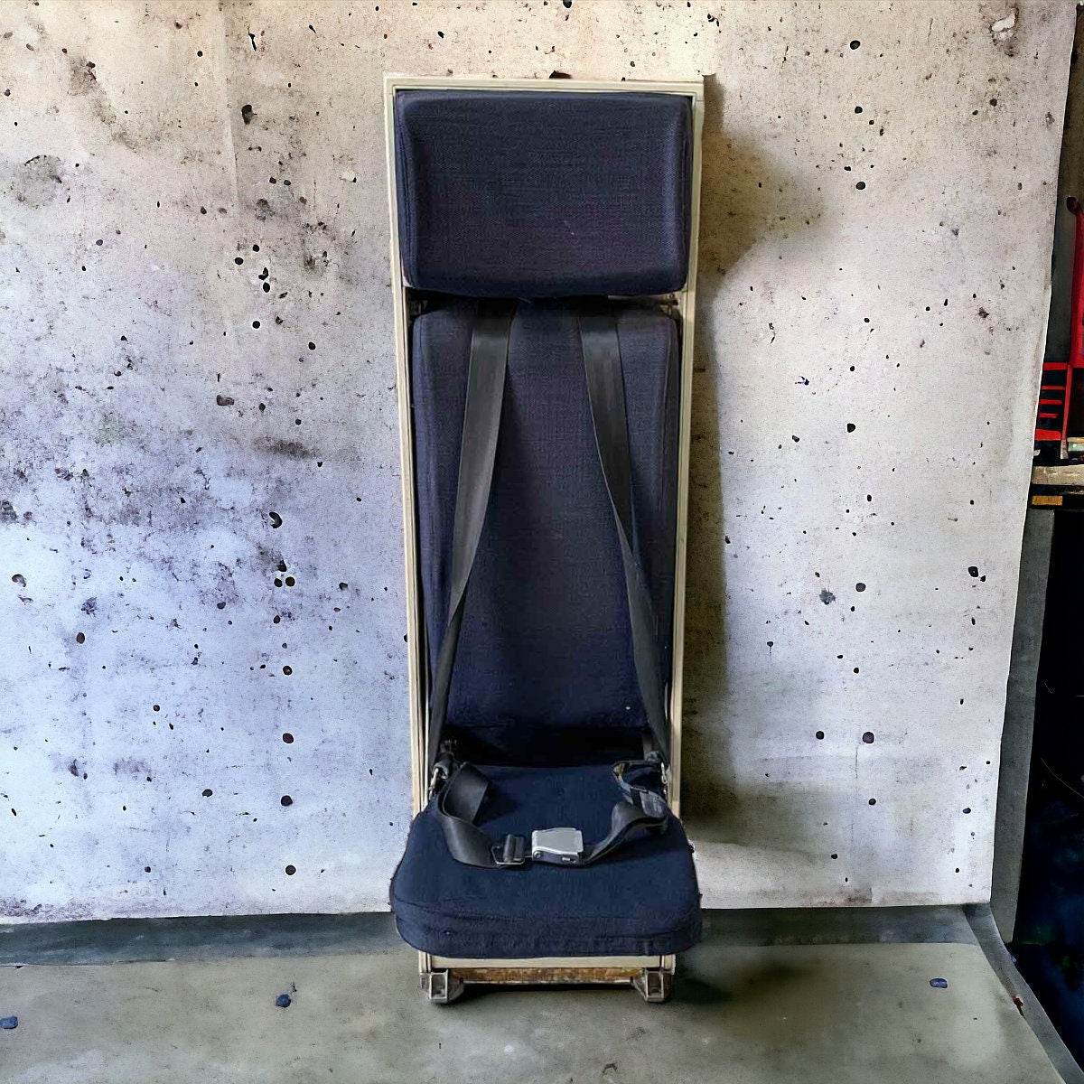 Fokker 100 Cabin Crew Jump Seat Flight Attendant Seat Aircraft Airline Seat