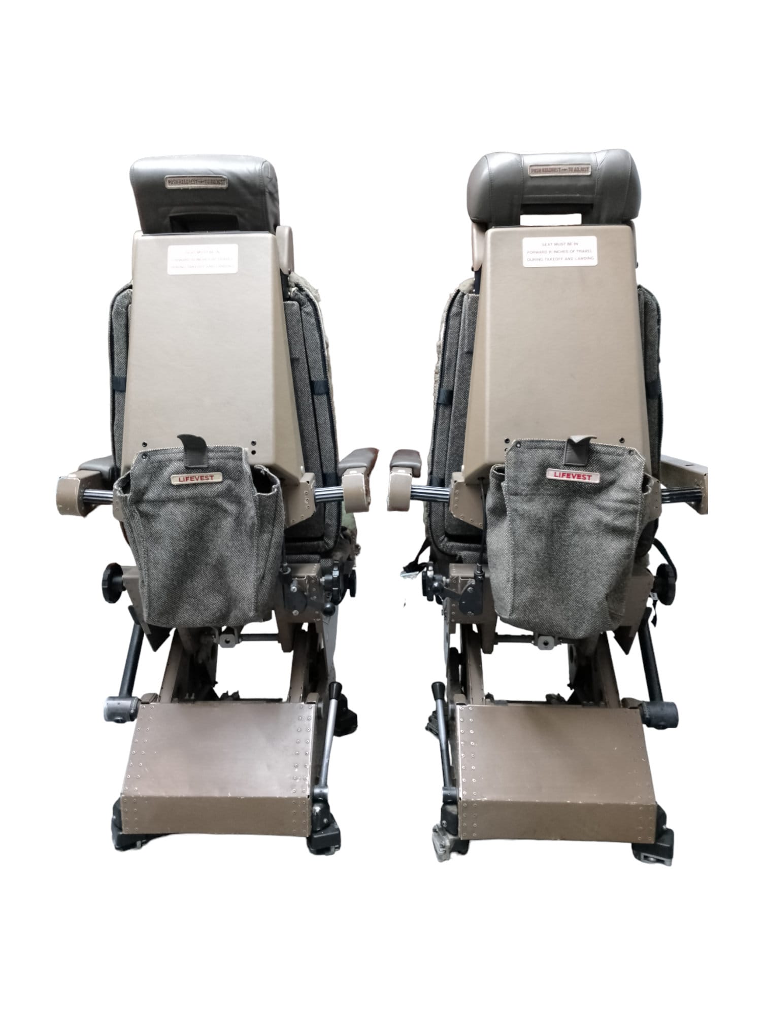 British Airways Boeing 747 G-CIVG Captain Pilot & Co Pilot Seat | Original Flight Deck Seats | Office Desk Chair | Worldwide Shipping