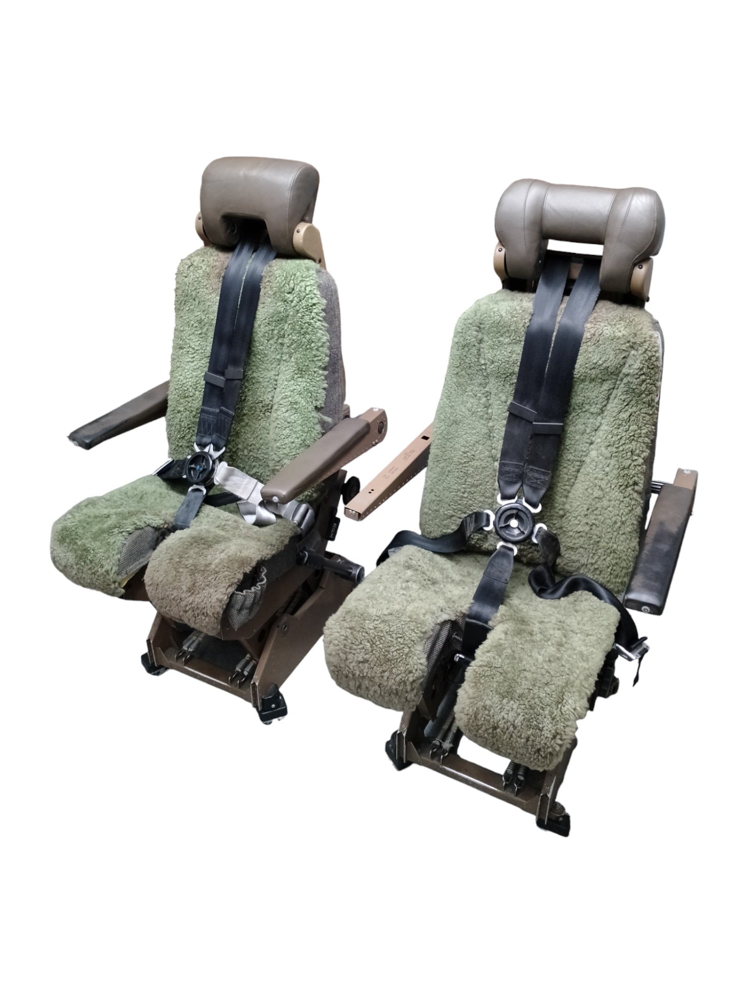 British Airways Boeing 747 G-CIVG Captain Pilot & Co Pilot Seat | Original Flight Deck Seats | Office Desk Chair | Worldwide Shipping