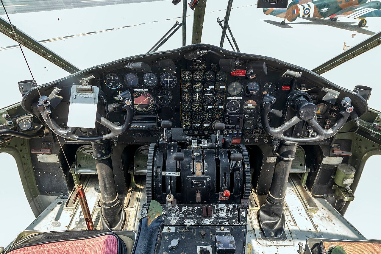 Fairchild C-119 Flying Boxcar Cockpit Pilot Seat | Military Transport Aircraft Chair