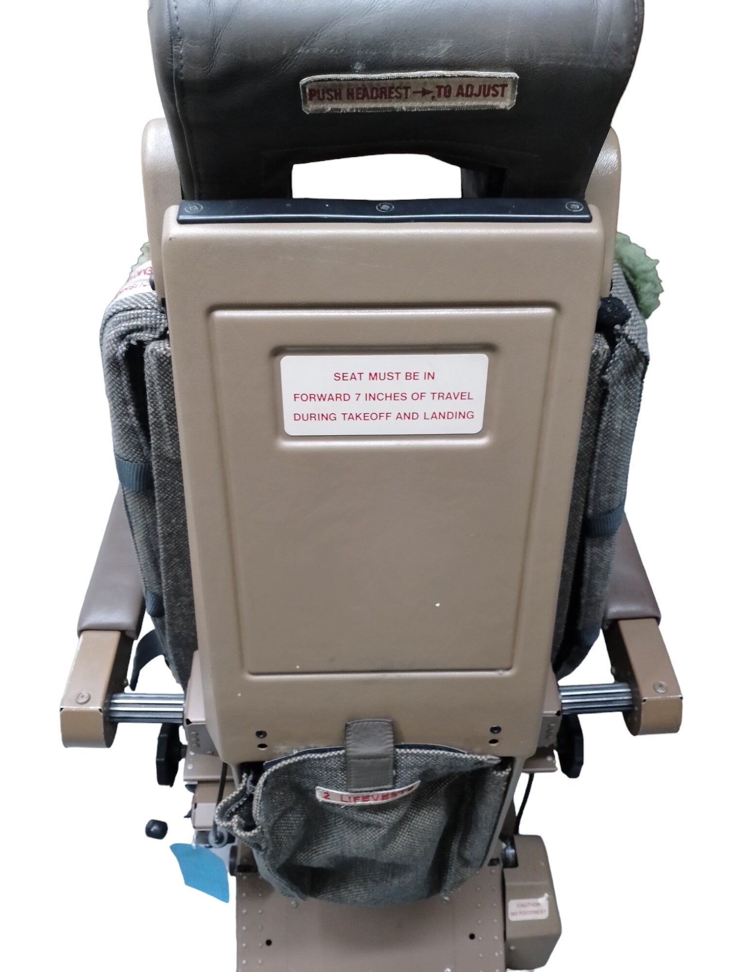 Boeing 777 British Airways G-ZZZA Co Pilot Seat IPECO Sir Frank Whittle | Original Flight Deck Seat | Office Desk Chair | Worldwide Shipping