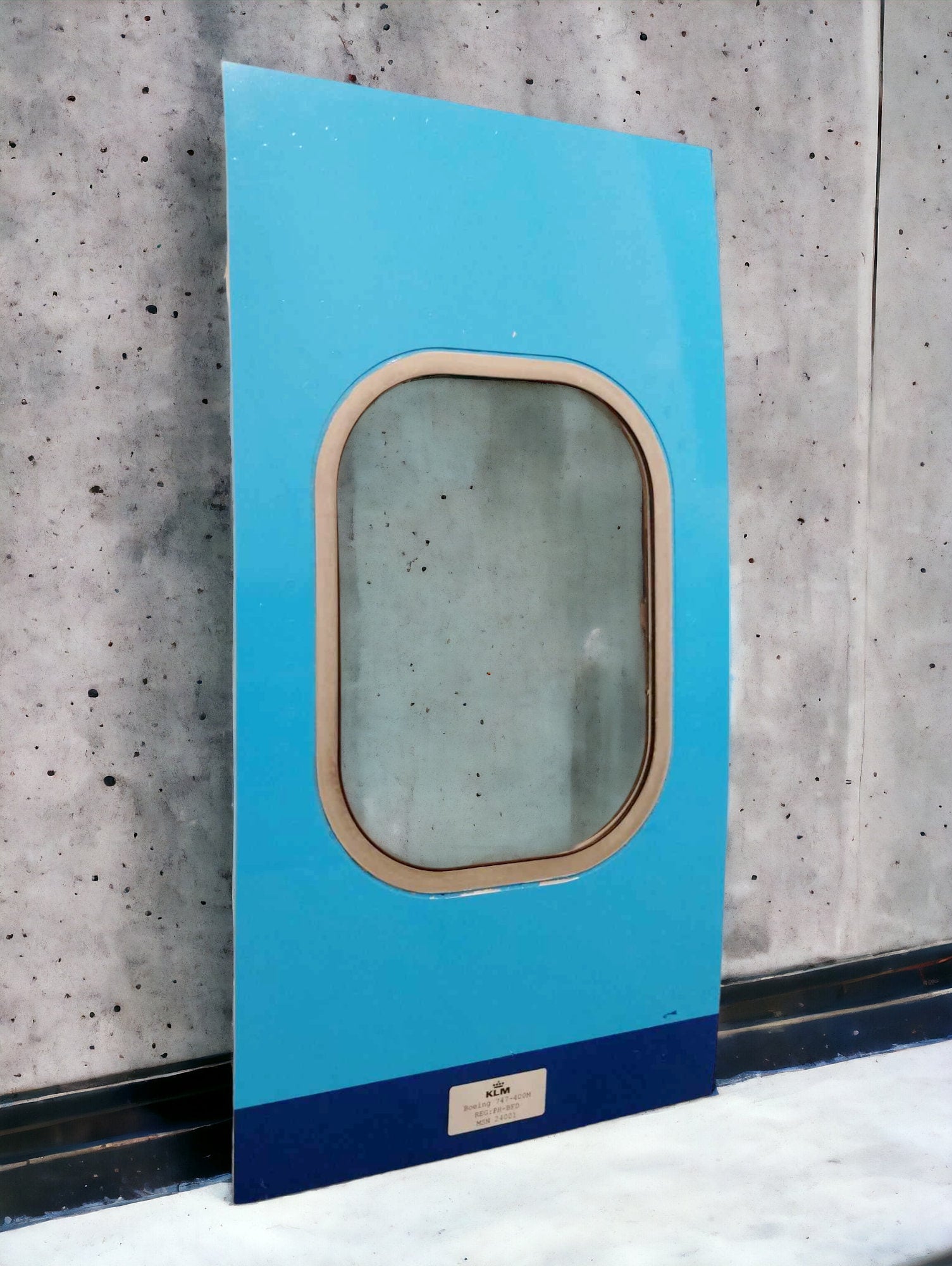 KLM Boeing 747 PH-BFD | Authentic Aircraft Window Cut Fuselage | Royal Dutch Airlines