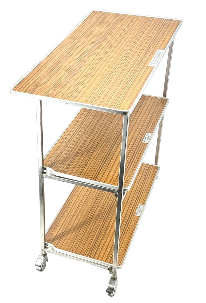 MD-83 Business Class Folding Service Trolley | Lermer Aviation | Vintage Galley Cart
