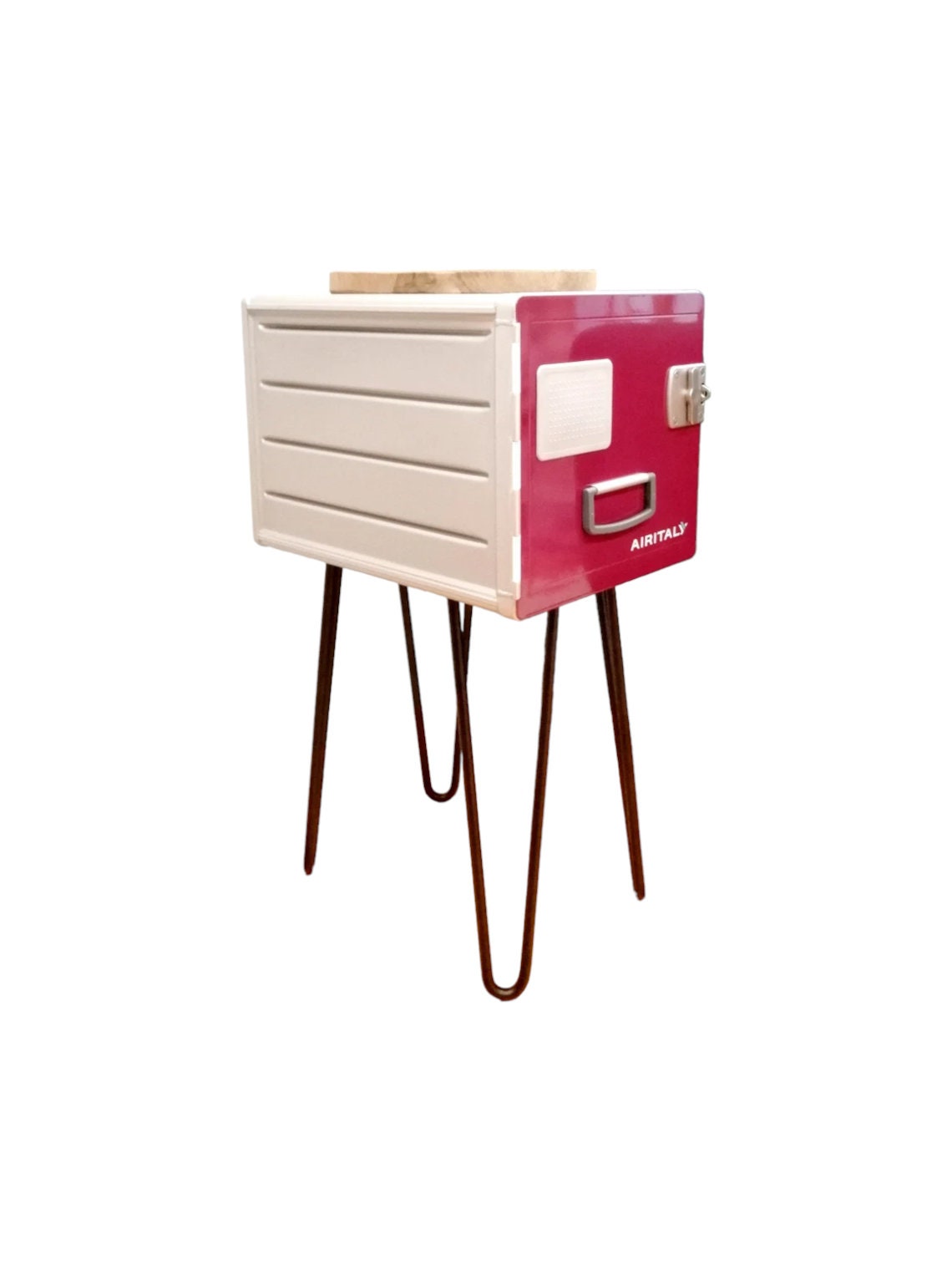 Brand New Air Italy Airline Galley Storage Box as Side Table, Storage Cabinet, Aviation Design