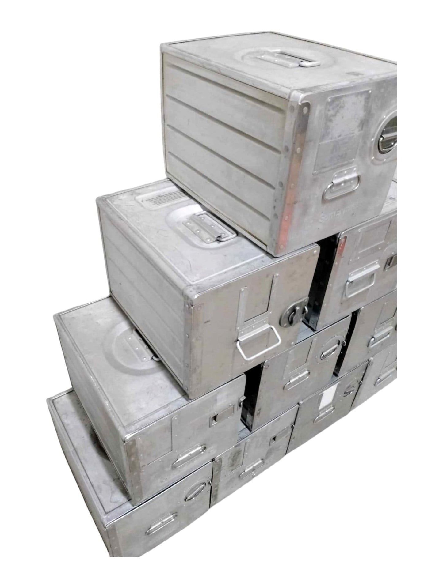 10 Airline Galley Boxes, Aircraft Storage Containes ATLAS, Various Airlines