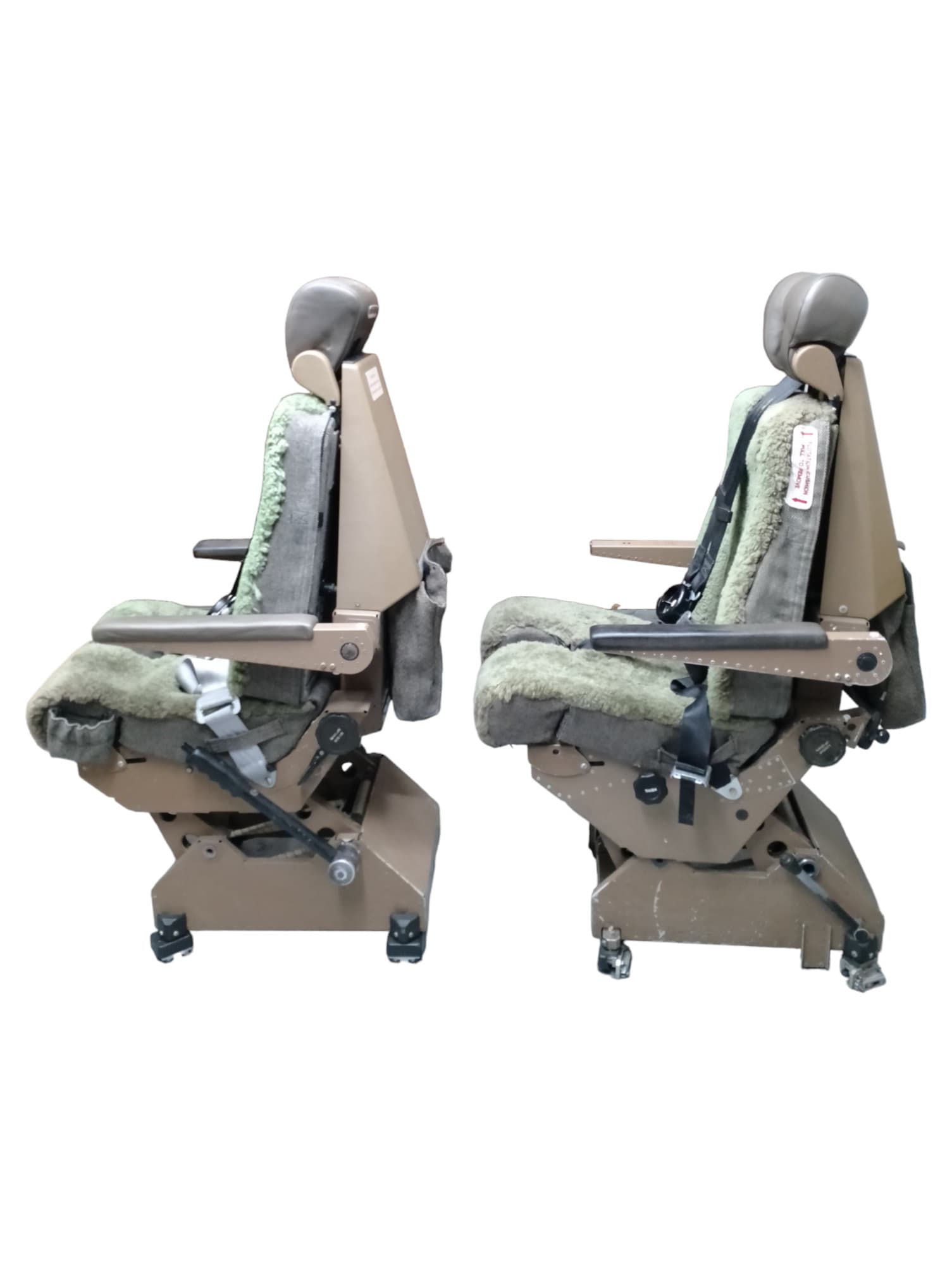 British Airways Boeing 747 G-CIVG Captain Pilot & Co Pilot Seat | Original Flight Deck Seats | Office Desk Chair | Worldwide Shipping