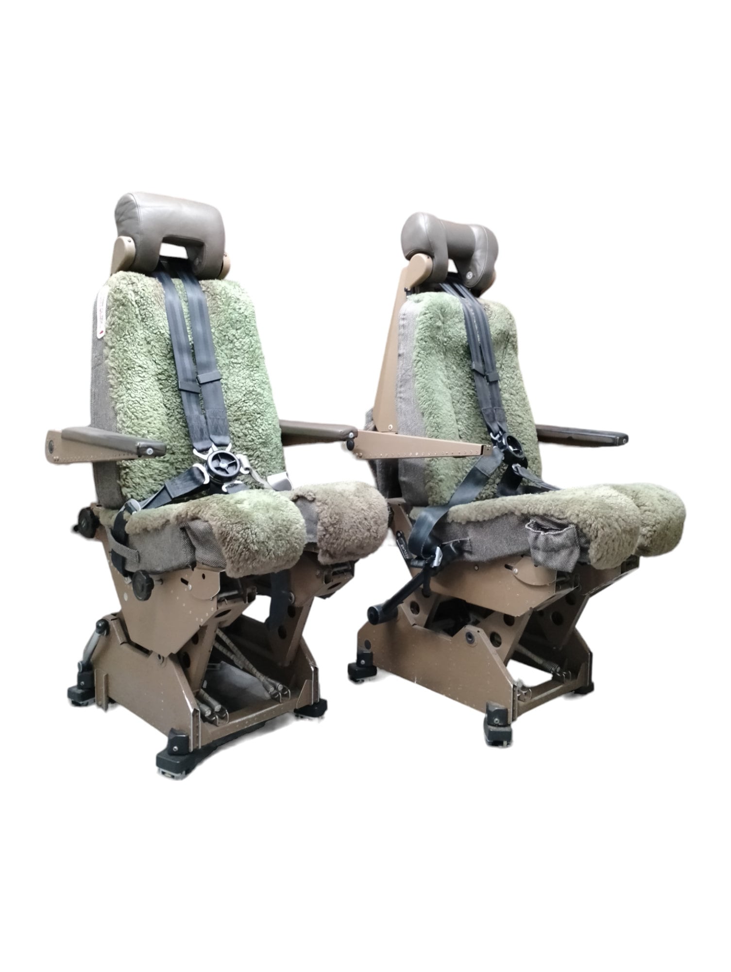 British Airways Boeing 747 G-CIVG Captain Pilot & Co Pilot Seat | Original Flight Deck Seats | Office Desk Chair | Worldwide Shipping