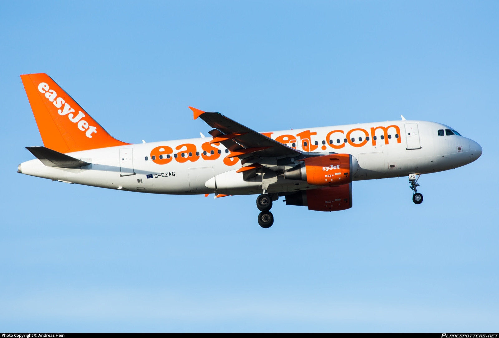 Airbus A319 EasyJet G-EZAG Wing Fence