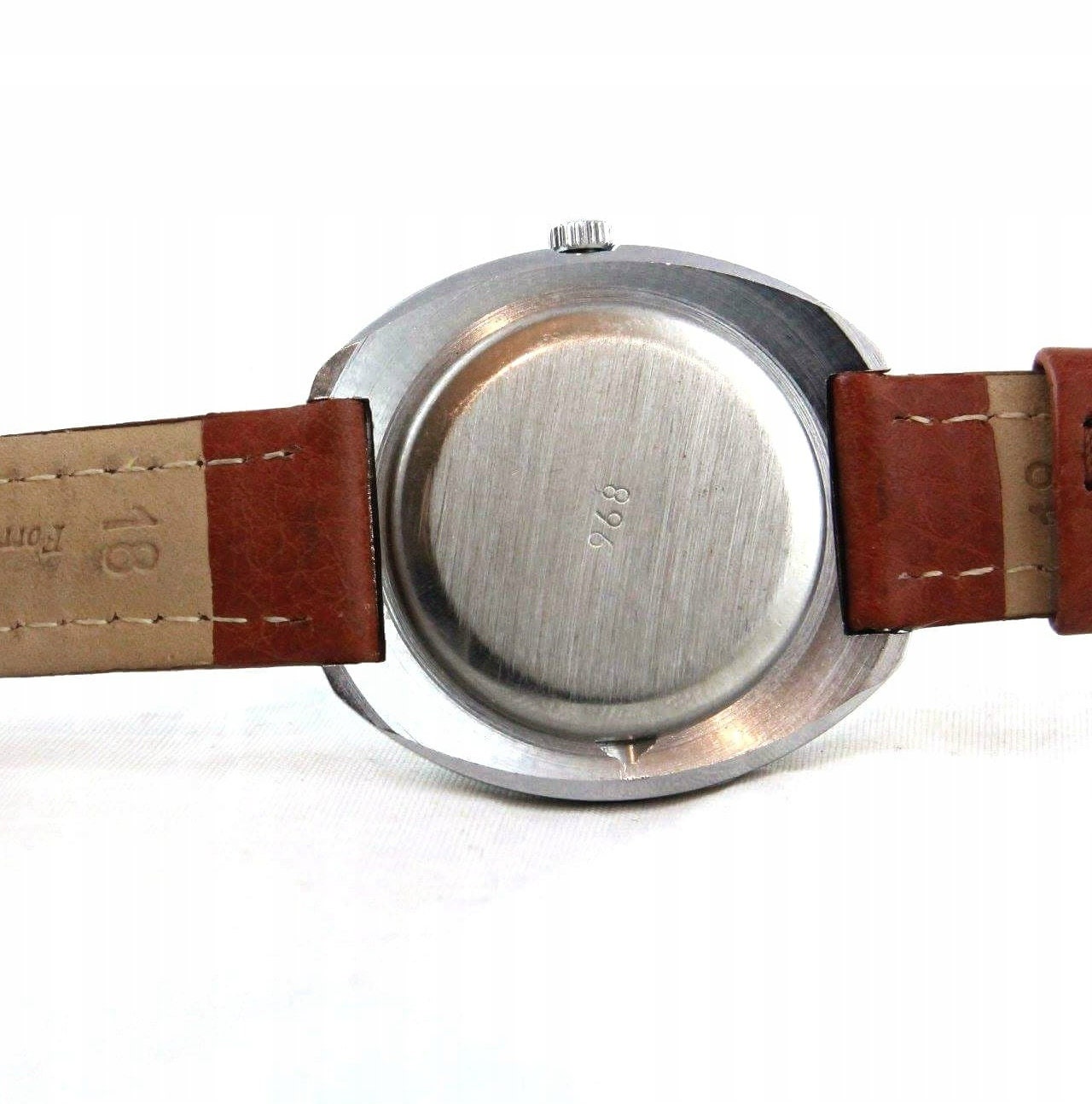Vintage Soviet Raketa Mechanical Watch – USA & USSR Flags, Cold War Era, 1980s