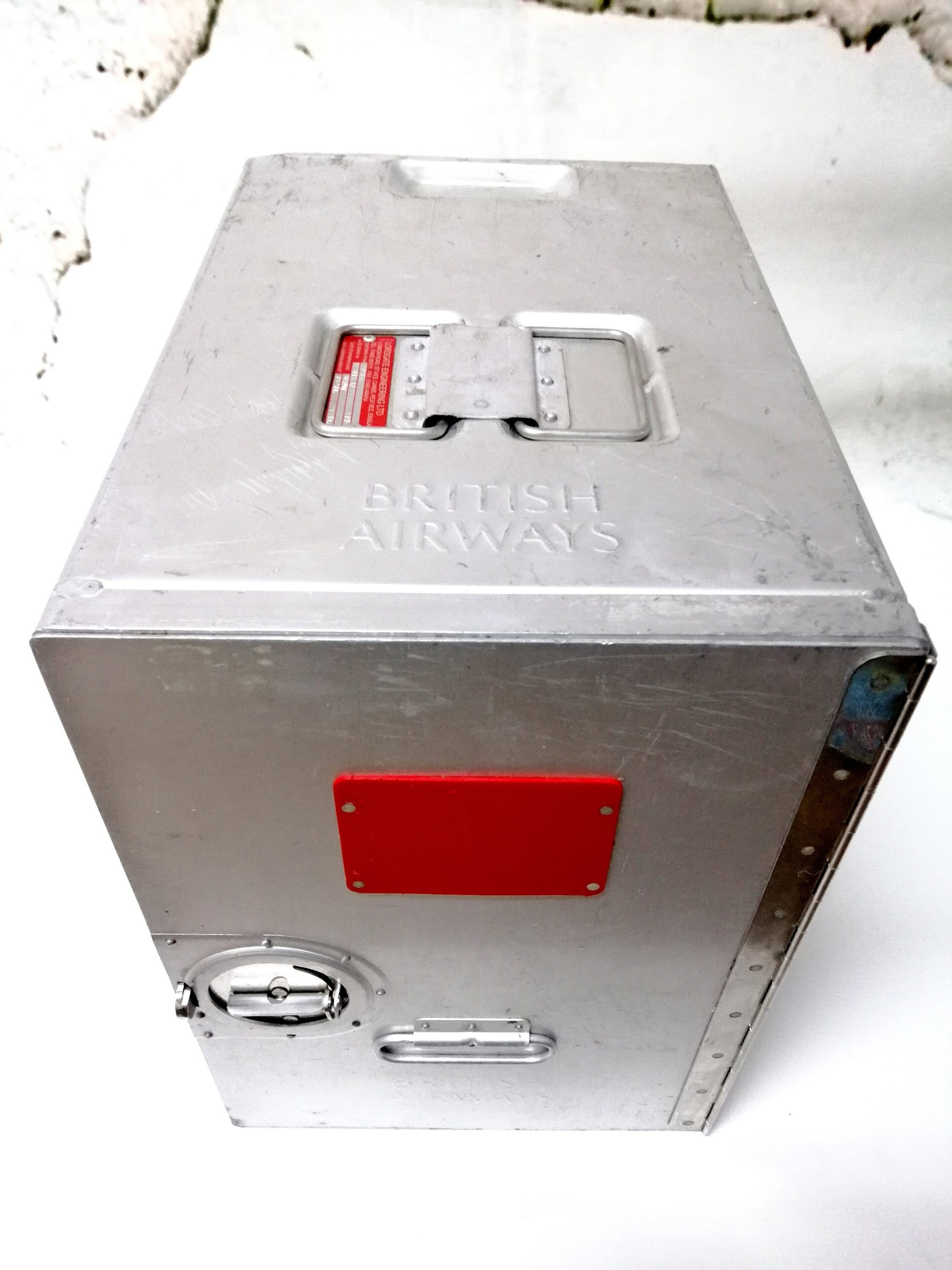 British Airways, Boeing 747 Original Airline Galley Container, Aircraft Box, Airplane Container