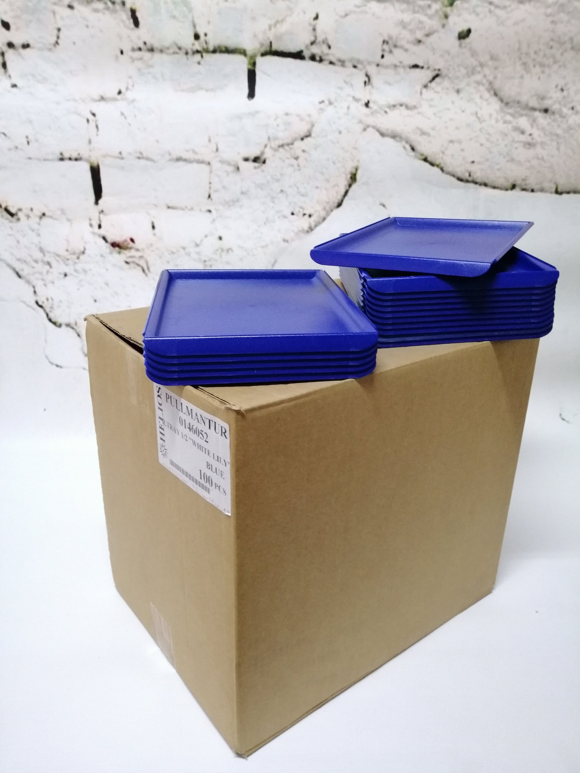 Lot of 5 Airline Serving Trays Catering Trays for Airline Galley Carts Trolleys Airplane Boxes Containers - Air Pullmantur - ATLAS