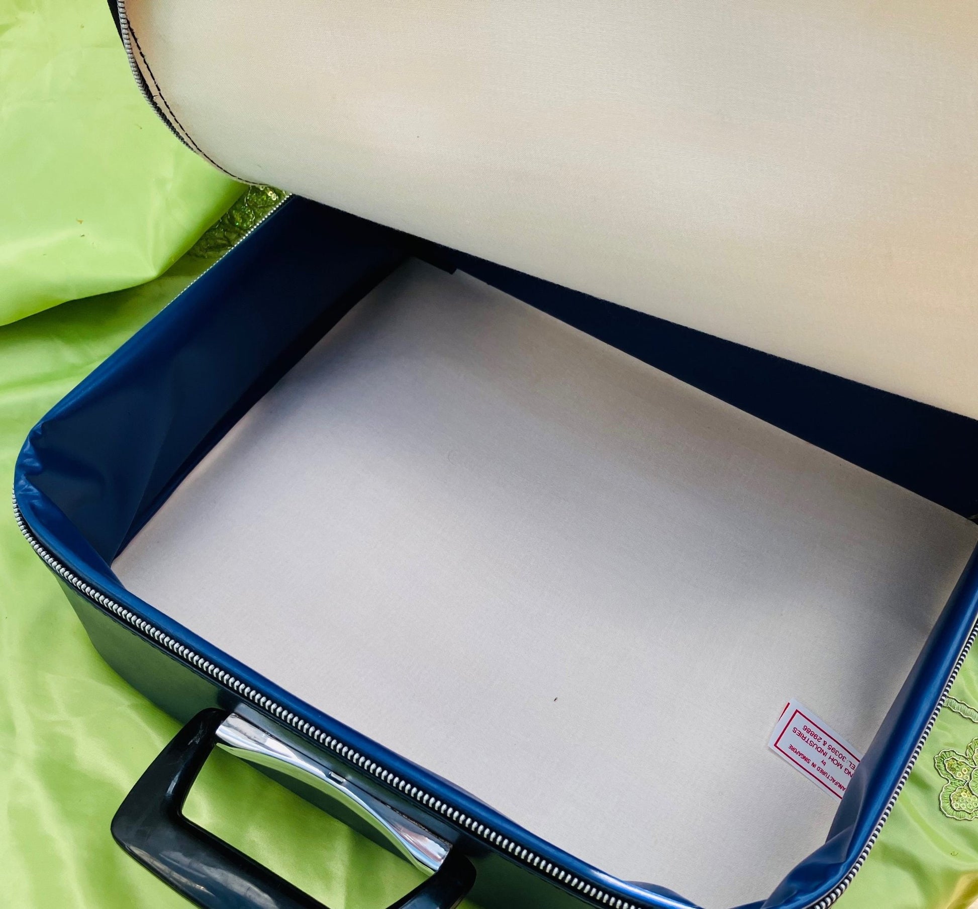 Singapore Airlines Original Pilot Leather Case 1960s | Made Only for Pilots