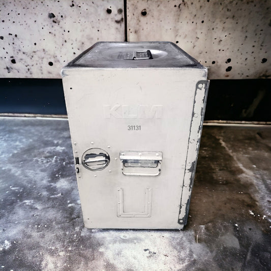 KLM Airline Container, Aircraft Storage Galley Box, Airplane Unit , Aviation Cabinet, Nighstand