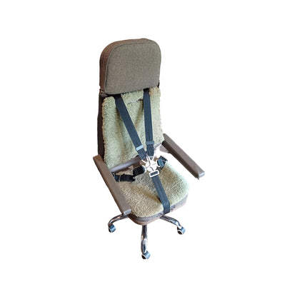 Boeing 757 Aircraft Cockpit Observer Seat | Office Desk Chair | Upcycled Aviation Furnitures