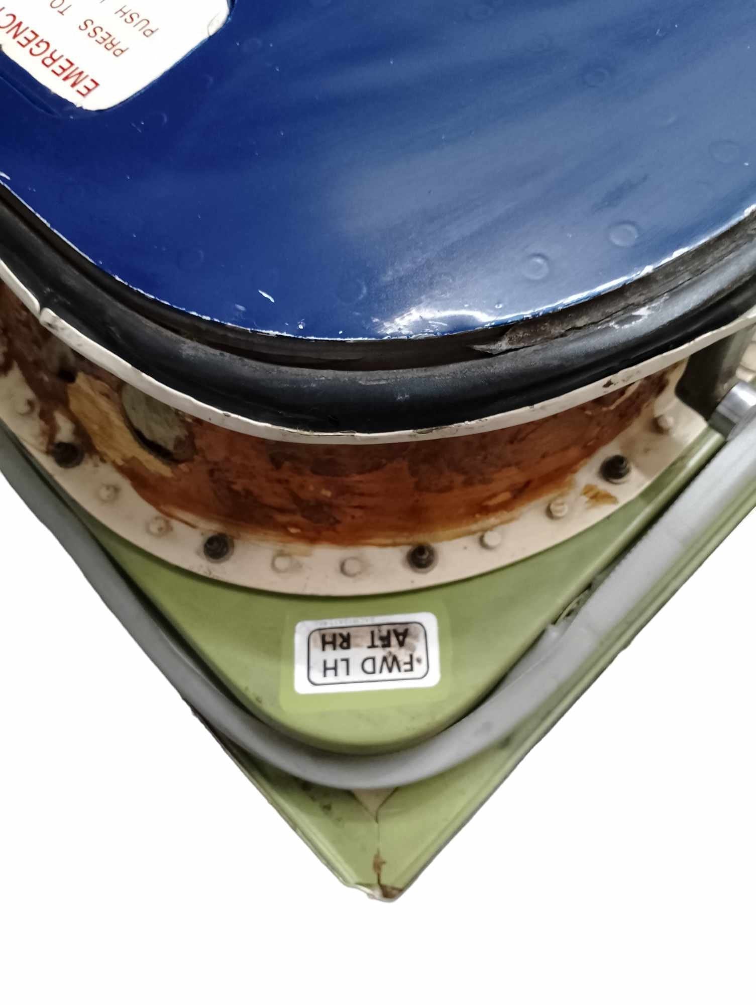 Boeing 737 Emergency Exit Door Varig Airlines Aircraft Part Aviation Collectible Industrial Decor Original Plane Overwing Door