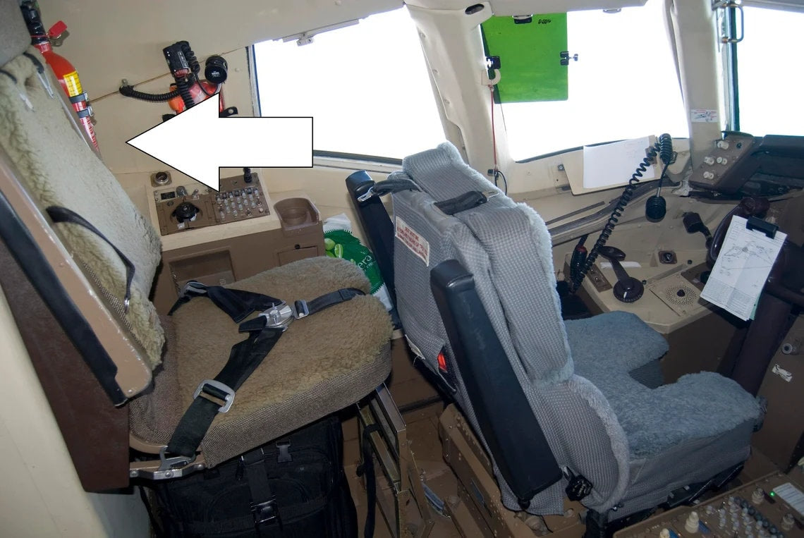 Boeing 757 Jet2 G-LSAB Cockpit Observer Seat | Office Desk Chair | Aviation Furnitures