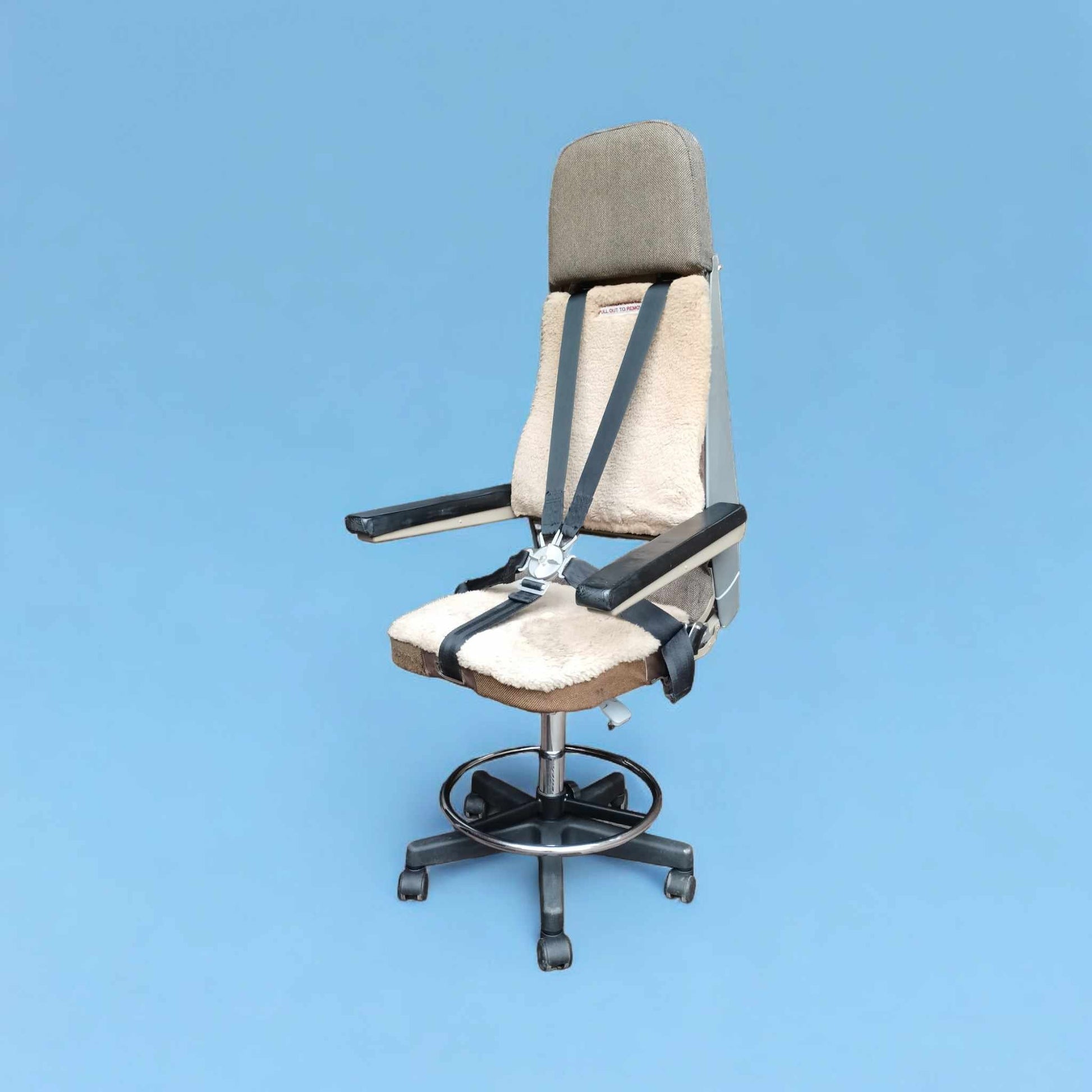 Boeing 757 Jet2 G-LSAB Cockpit Observer Seat | Office Desk Chair | Aviation Furnitures