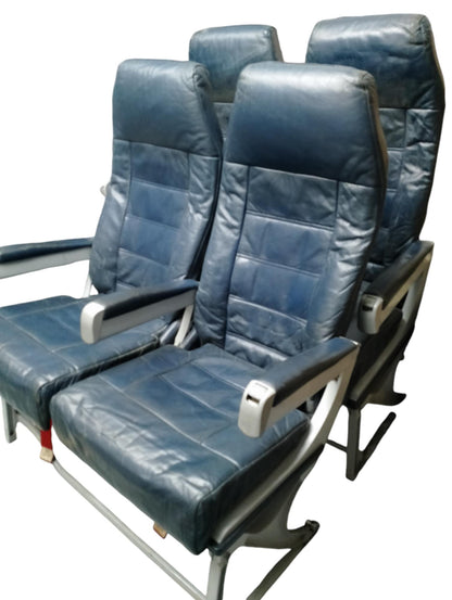 Vintage Bombardier Dash-8 Double Aircraft Seats – Aviation Furniture