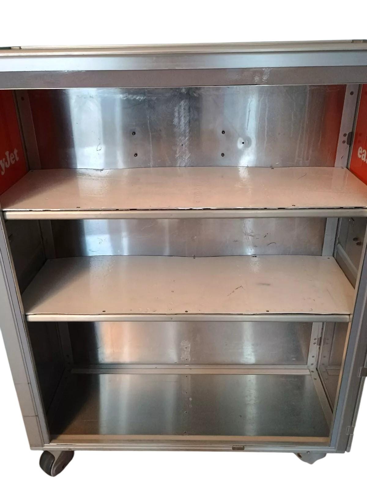 EasyJet Aircraft Trolley Airline Cart Bar Cabinet Airbus Fuselage Shelves Zodiac Aerospace