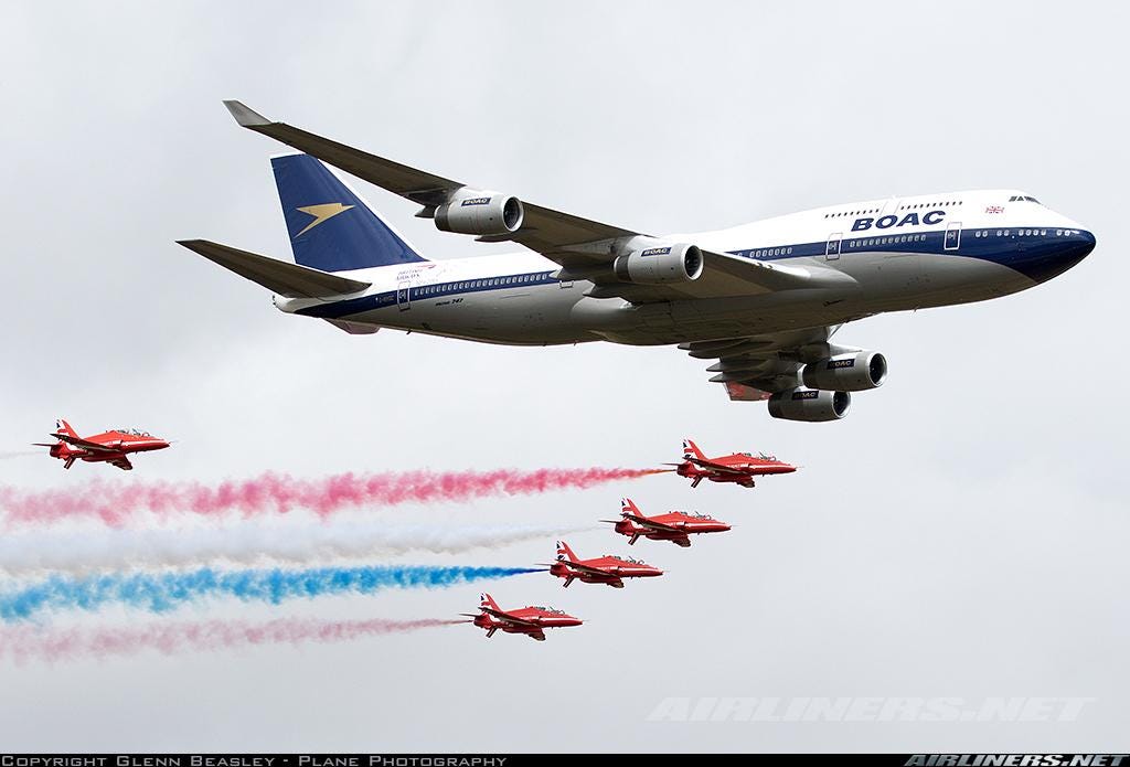 BOAC British Airways Boeing 747 G-BYGC Original Aircraft Multi Sign Cabin Light LEDs PIR Lamp Speedbird