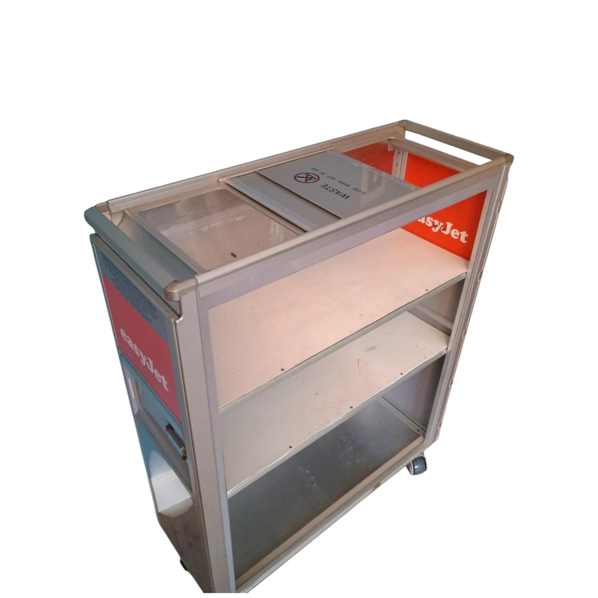 EasyJet Aircraft Trolley Airline Cart Bar Cabinet Airbus Fuselage Shelves Zodiac Aerospace