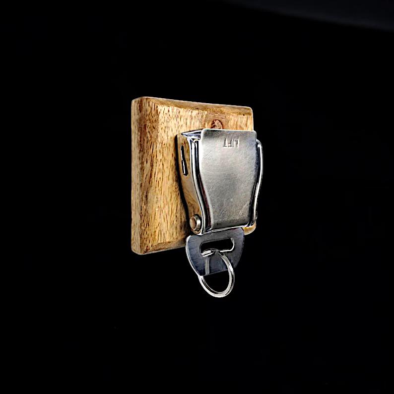 Boeing 747 Virgin Atlantic Seatbelt Buckle Key Hanger Aircraft Key Holder