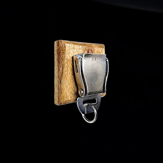 Boeing 747 Virgin Atlantic Seatbelt Buckle Key Hanger Aircraft Key Holder