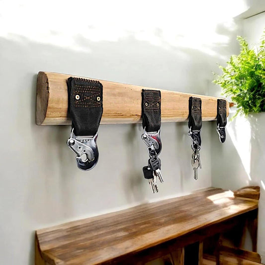Aircraft Seatbelt Wall Key Rack Boeing 747 Virgin Atlantic Clothes Towel Hanger