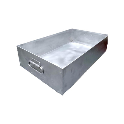 Aircraft Vintage Galley Box Smith & Austin Metal Storage Crate Industrial Chest