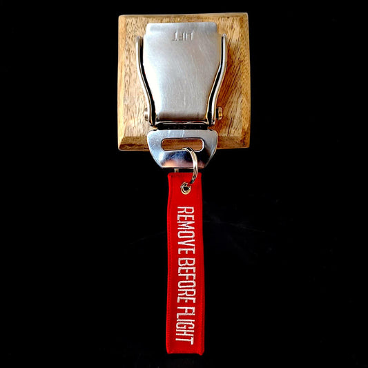 Boeing 747 Virgin Atlantic Seatbelt Buckle Key Hanger Aircraft Key Holder