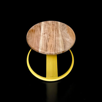 Aviation Table Made of Airport Yellow Lamp Base 1970 CCCP