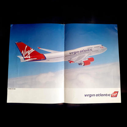 Virgin Atlantic Boeing 747 Lady Penelope Vintage Poster