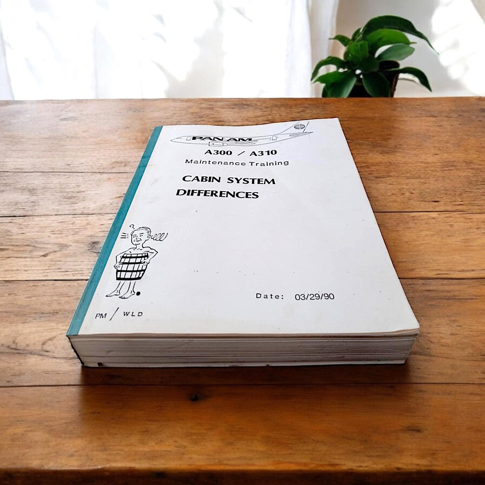 Pan Am A300/A310 Maintenance Training Manual – Cabin System Differences (1990)