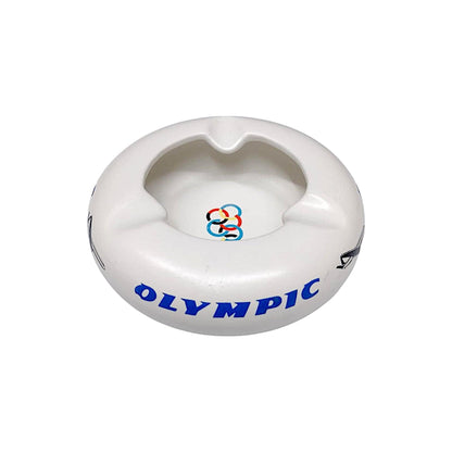 Vintage Olympic Airways Airline Ceramic Ashtray 1960s Made in Greece Keramikos