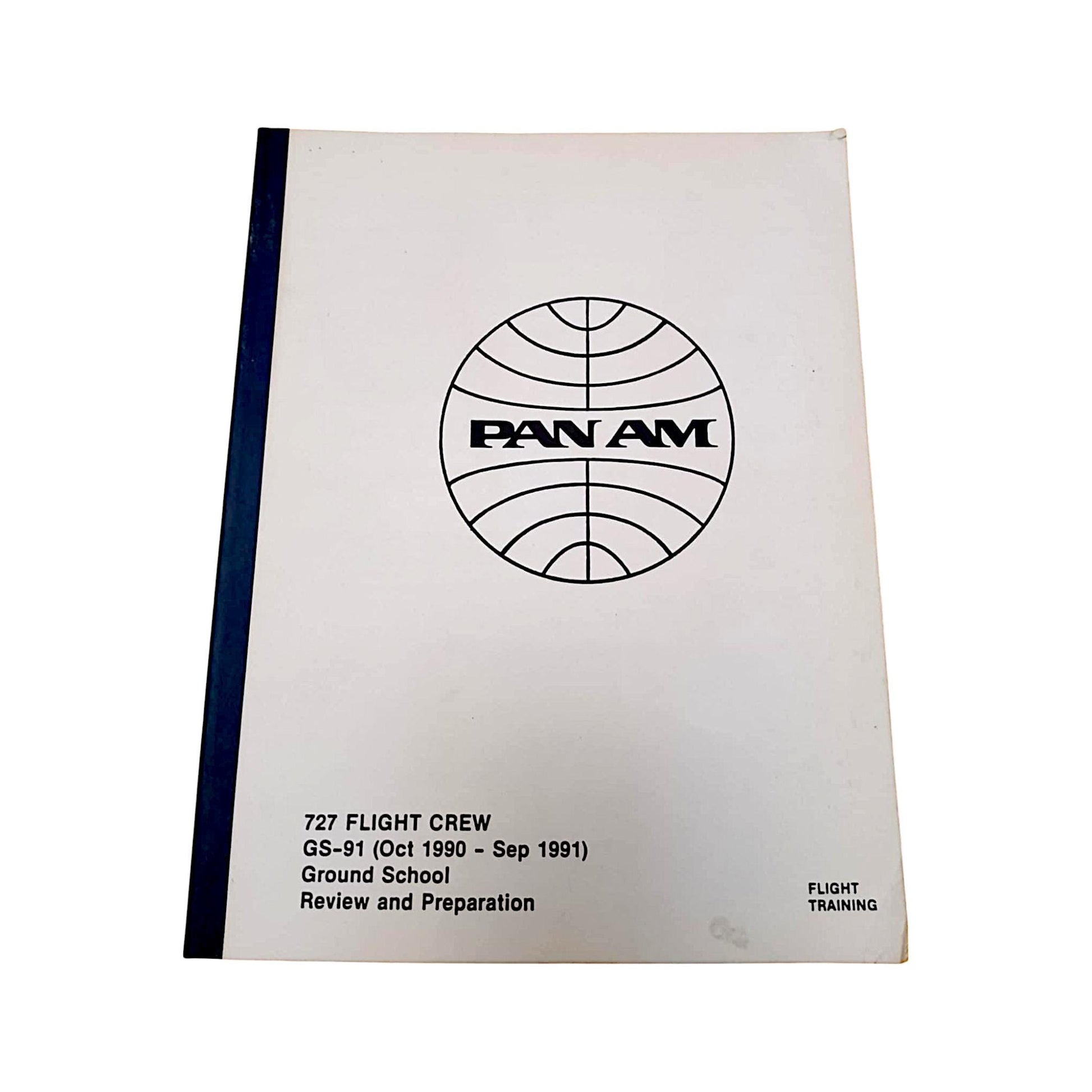 Rare Pan Am Boeing 727 Flight Crew Training Manual (1990-1991) Authentic Aviation Collectible