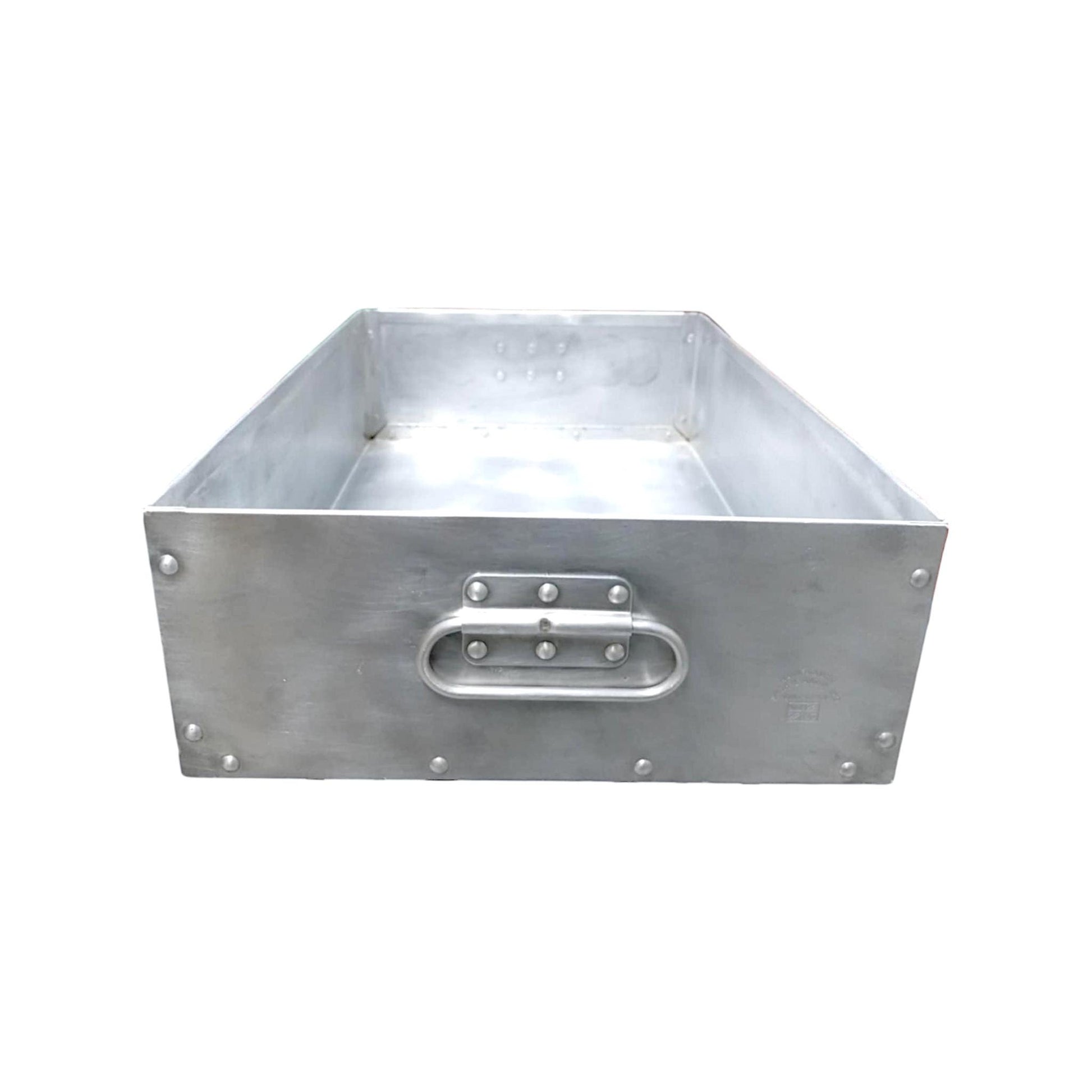 Aircraft Vintage Galley Box Smith & Austin Metal Storage Crate Industrial Chest