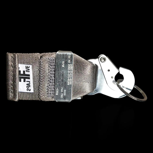 Emirates Airbus A380 Original Safety Belt Keychain Keyring Aviation Tag
