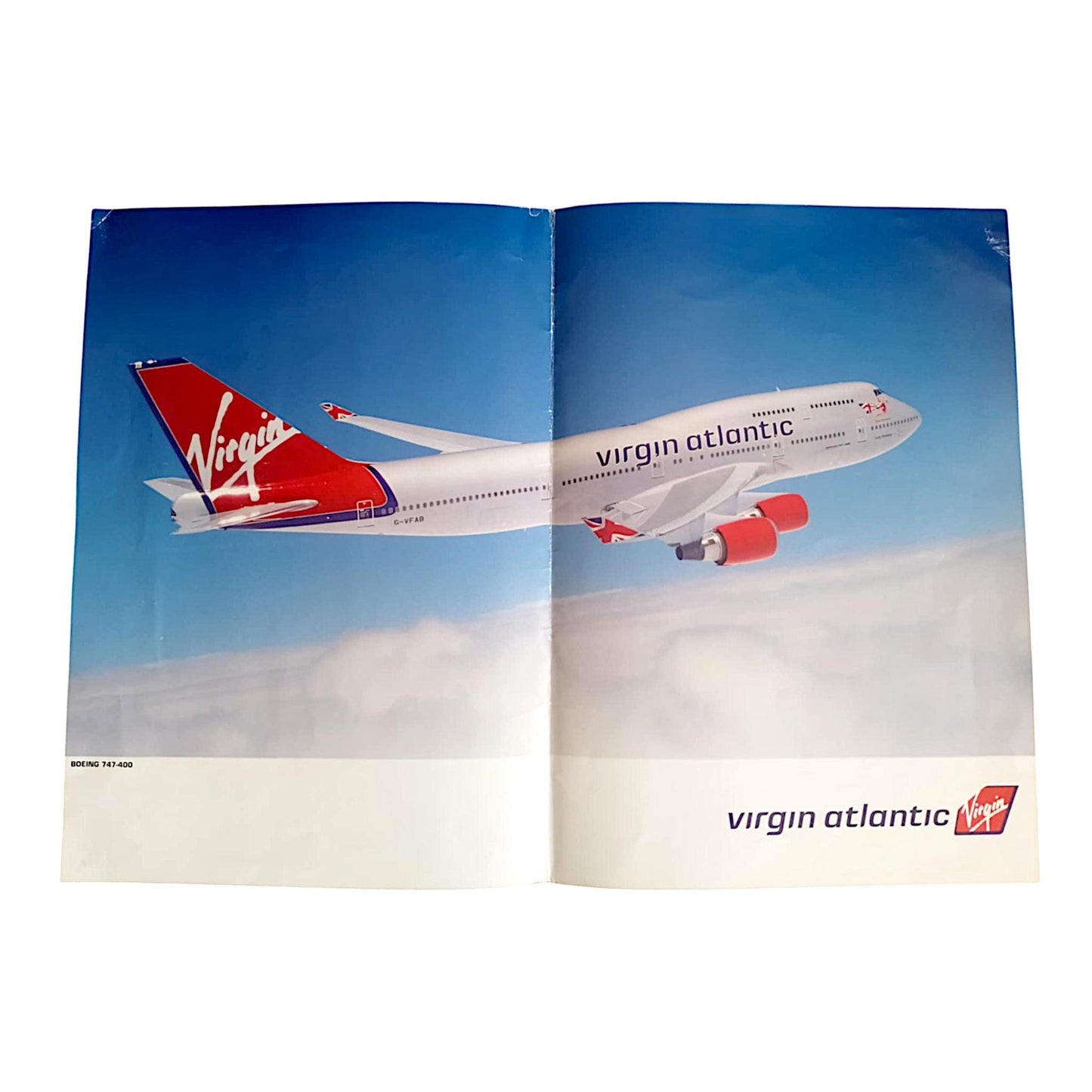 Virgin Atlantic Boeing 747 Lady Penelope Vintage Poster