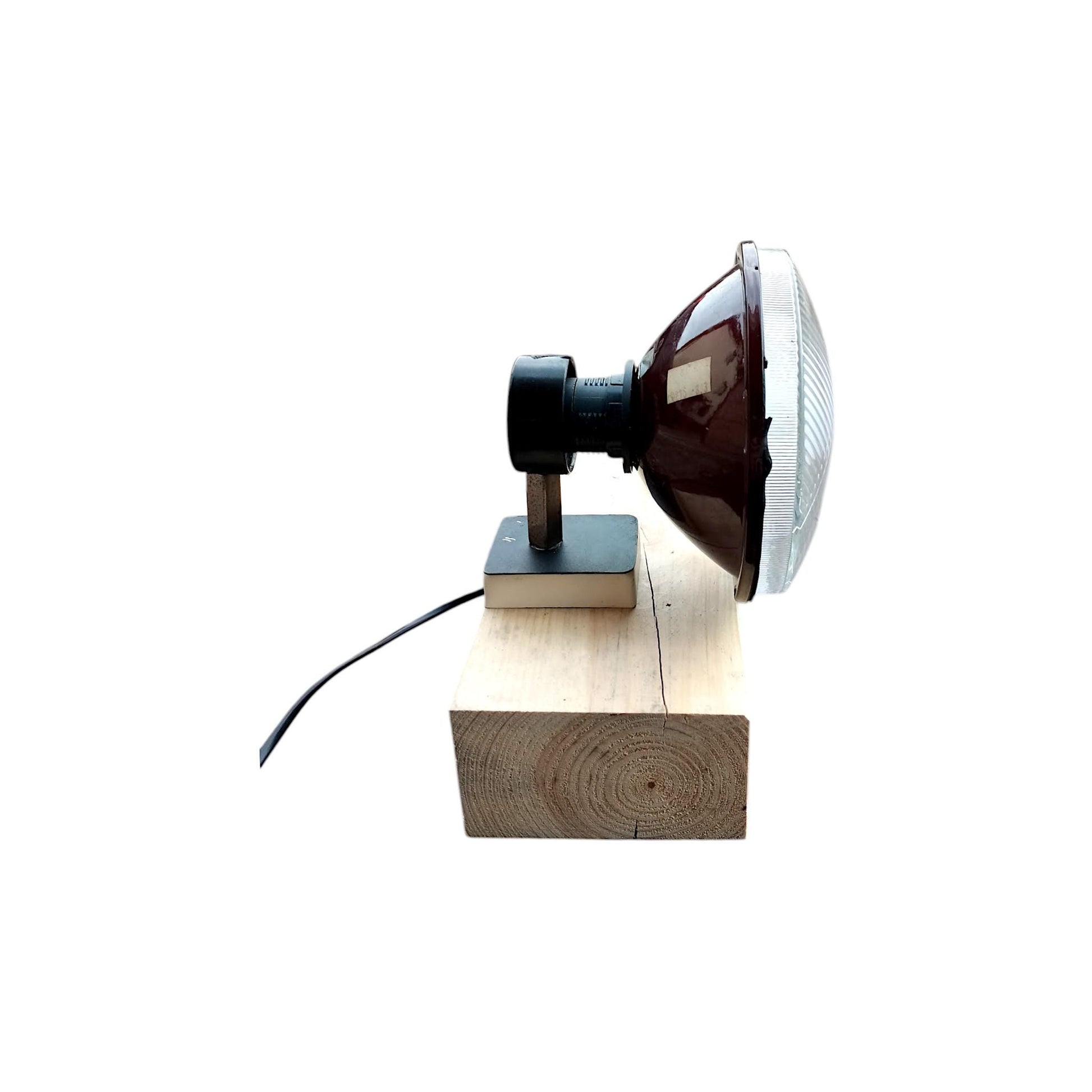 Vintage Aviation Lamp Upcycled ZELMOT Airfield Lens Military Airport