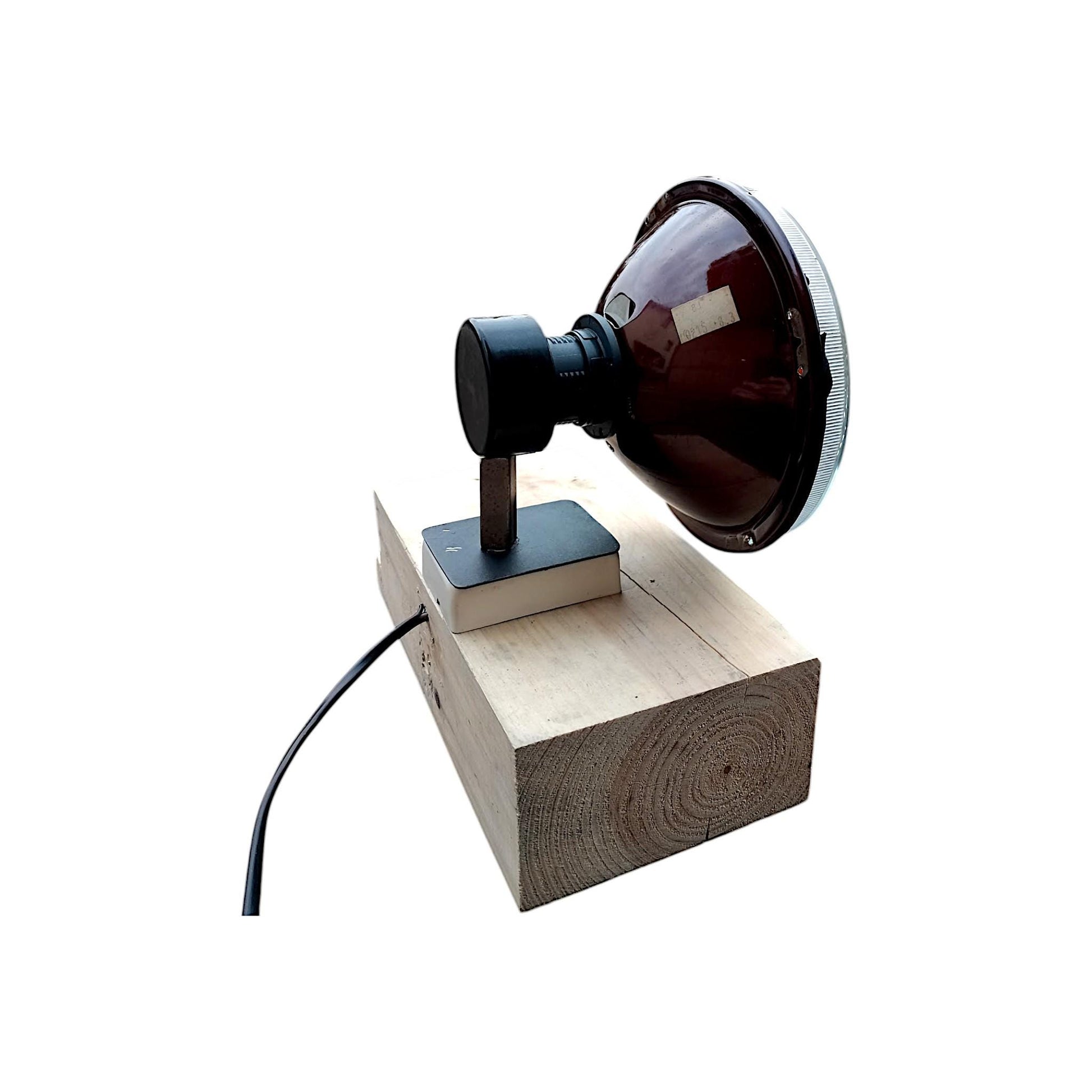 Vintage Aviation Lamp Upcycled ZELMOT Airfield Lens Military Airport