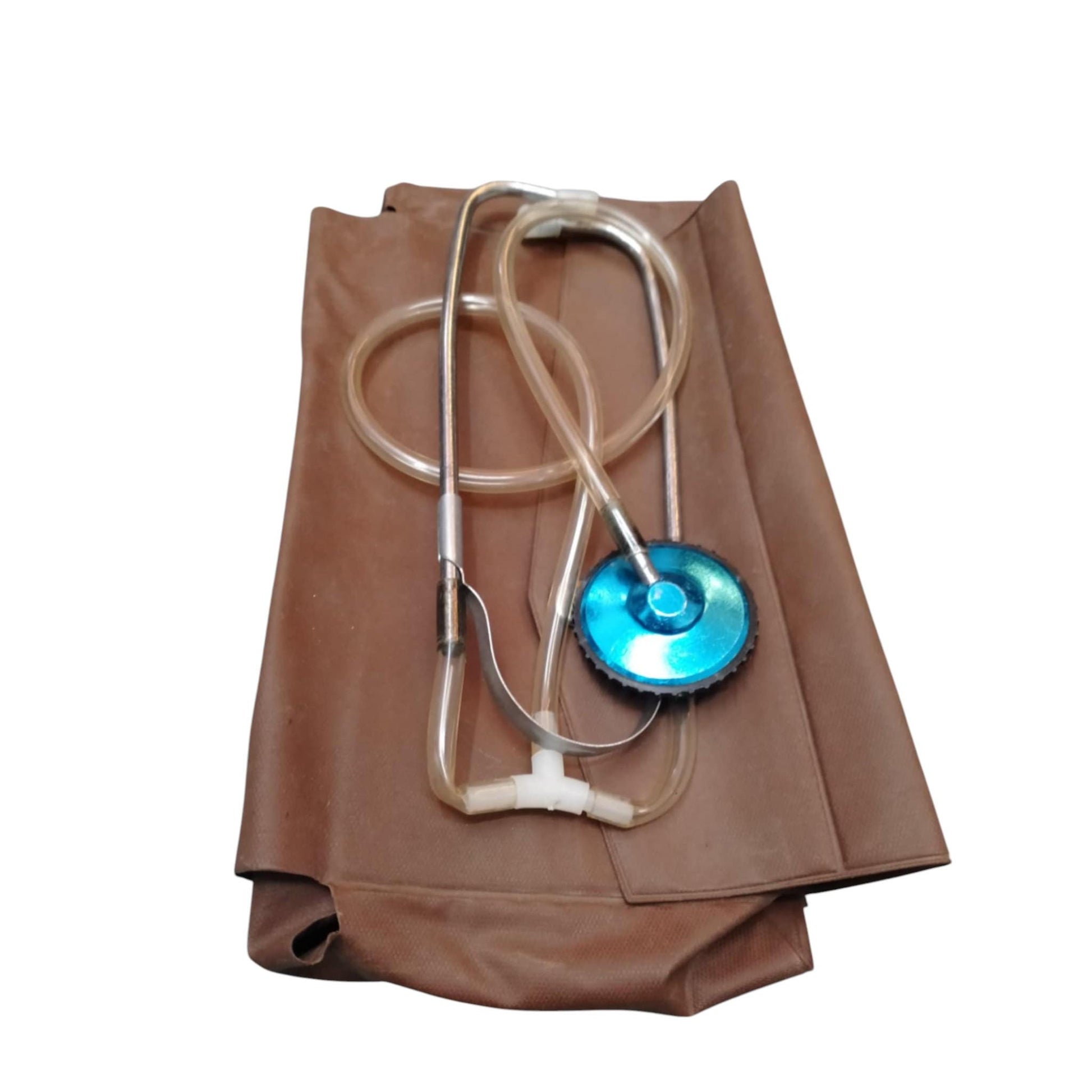 Vintage Soviet Stethoscope with Box Original Medical Tool USSR Era Doctor Equipment Collectible Medical Instrument