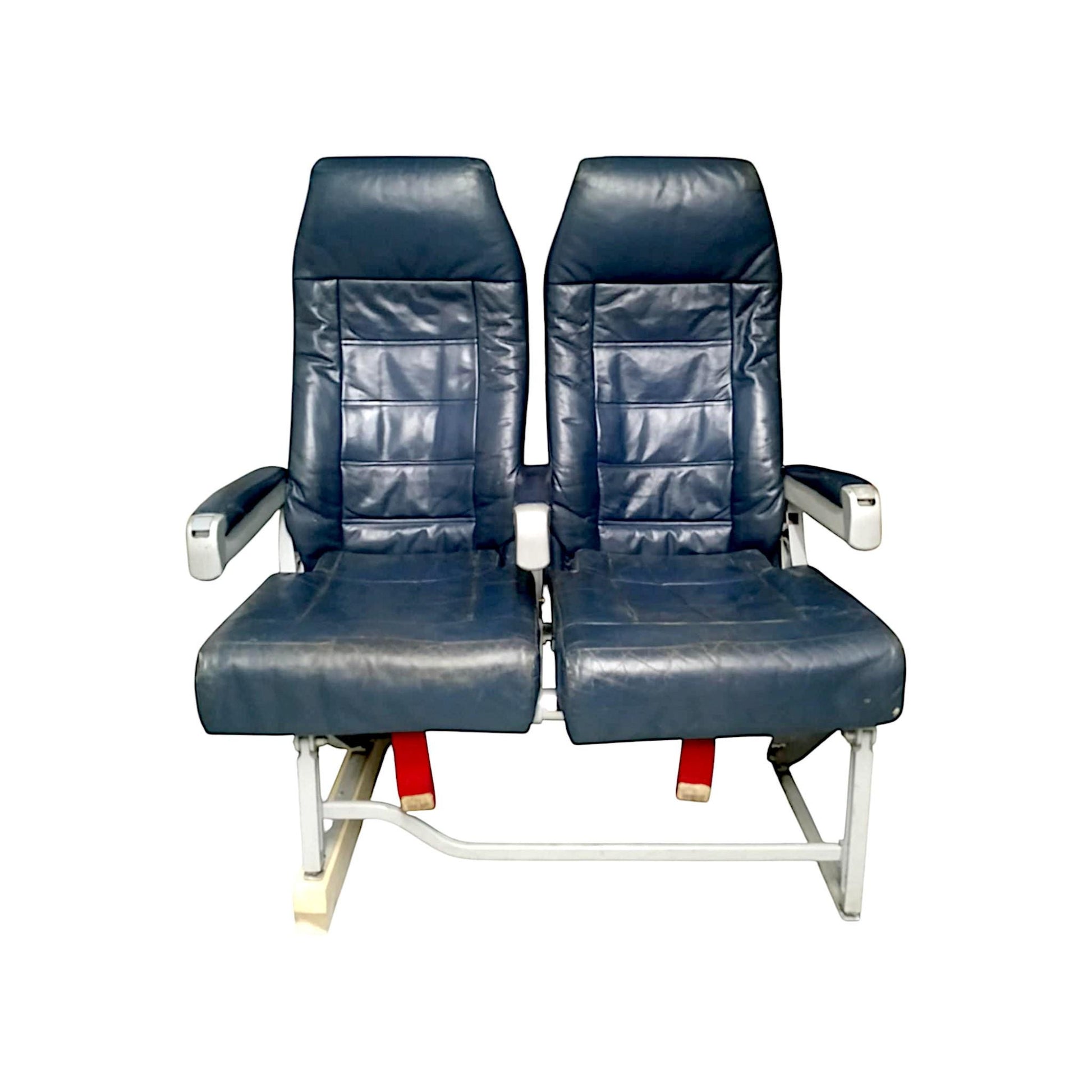 Vintage Bombardier Dash-8 Double Aircraft Seats – Aviation Furniture