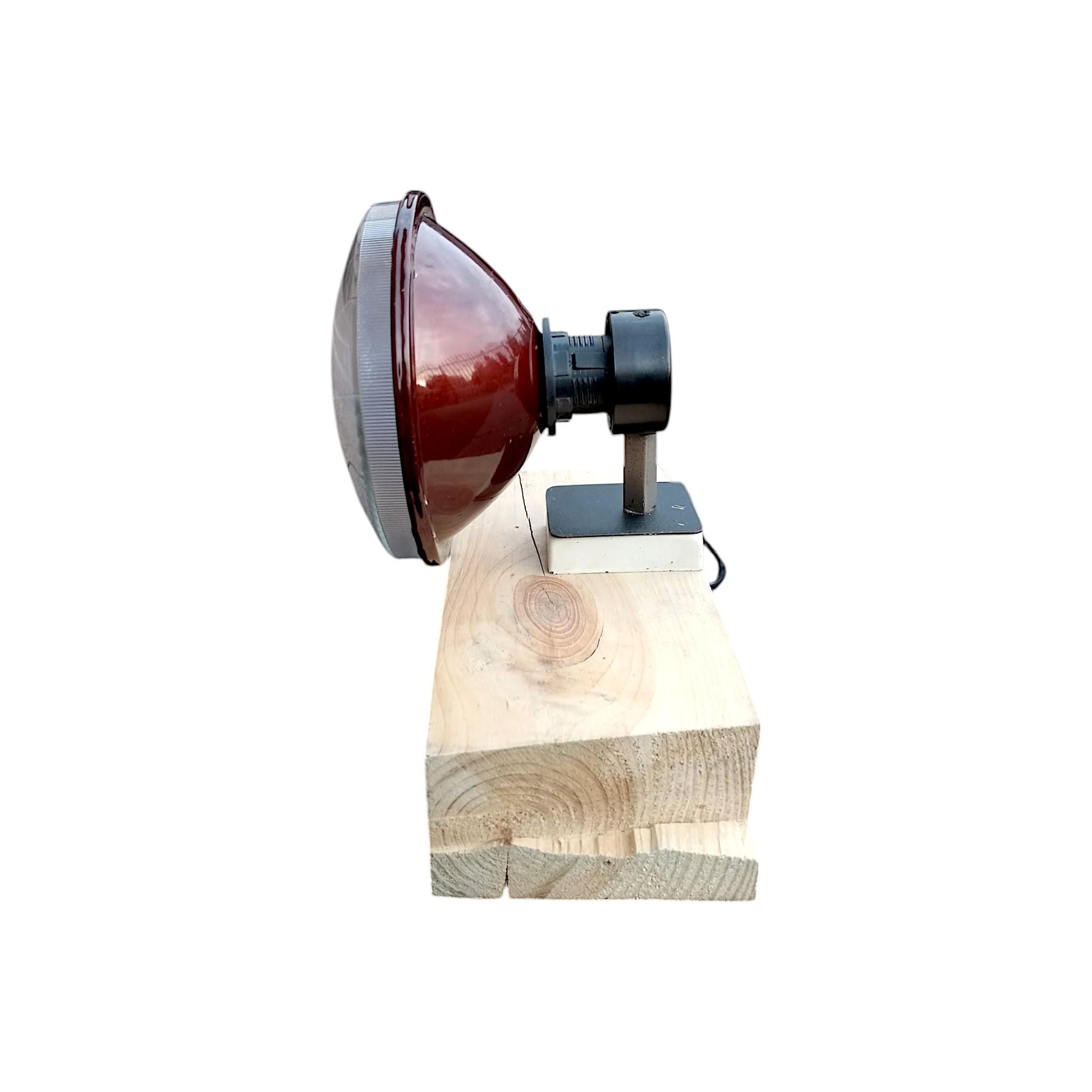 Vintage Aviation Lamp Upcycled ZELMOT Airfield Lens Military Airport