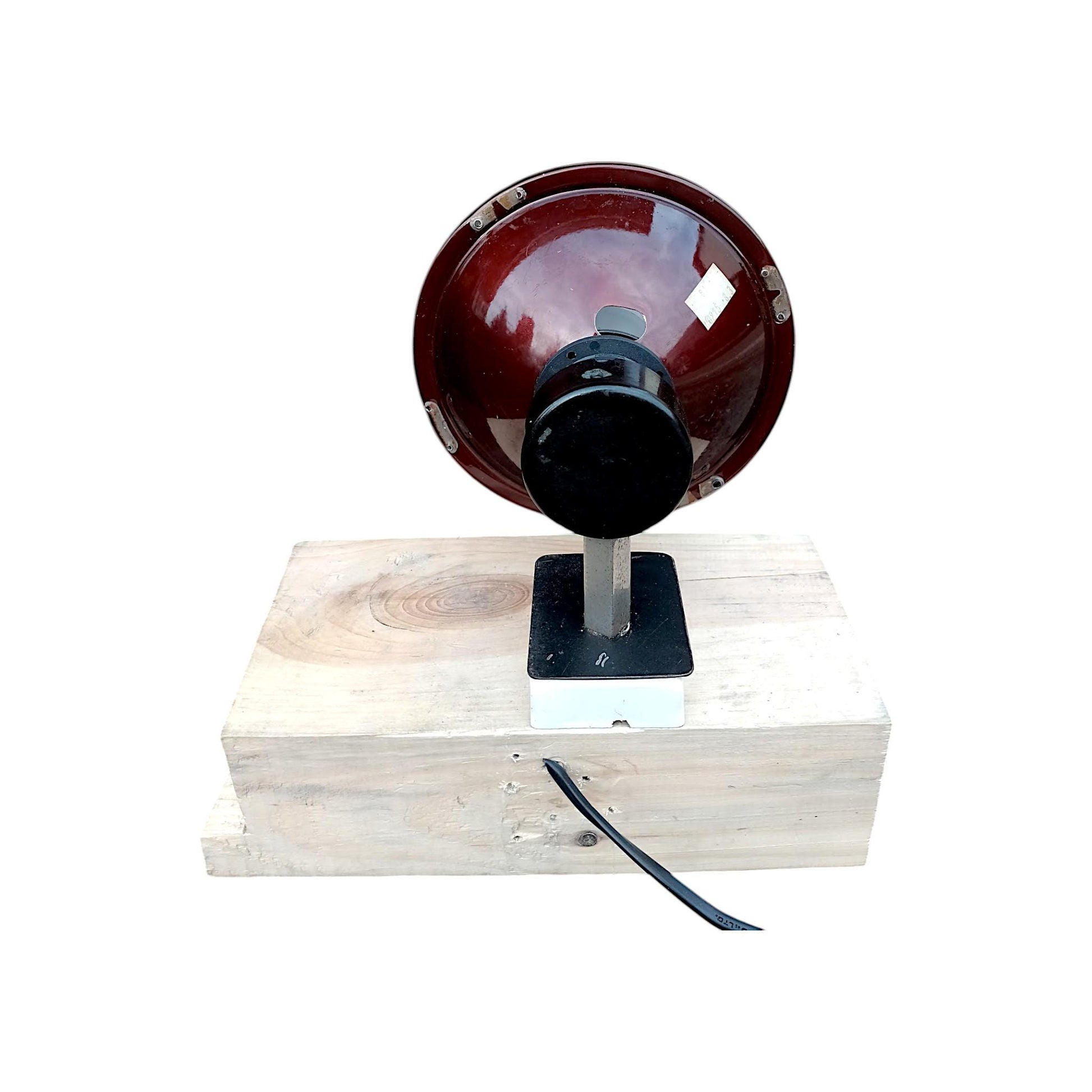Vintage Aviation Lamp Upcycled ZELMOT Airfield Lens Military Airport