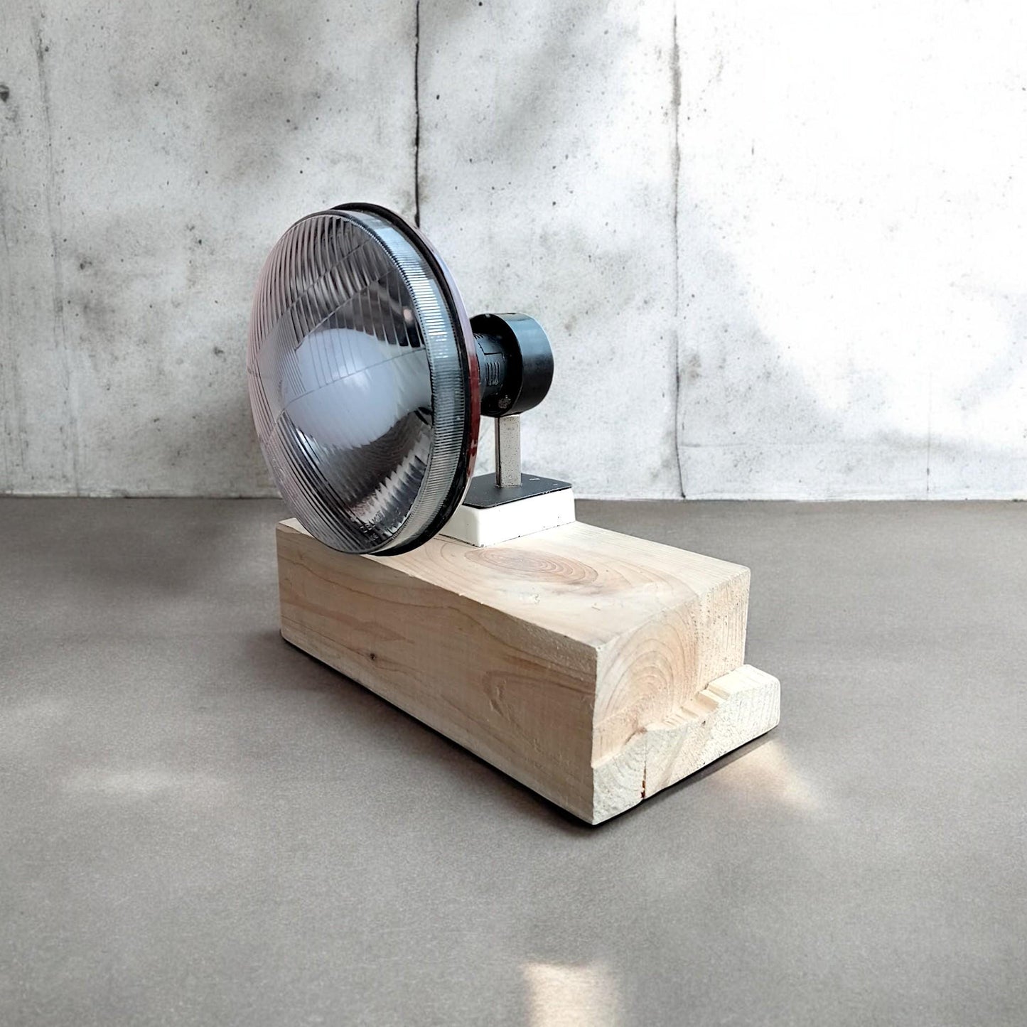 Vintage Aviation Lamp Upcycled ZELMOT Airfield Lens Military Airport