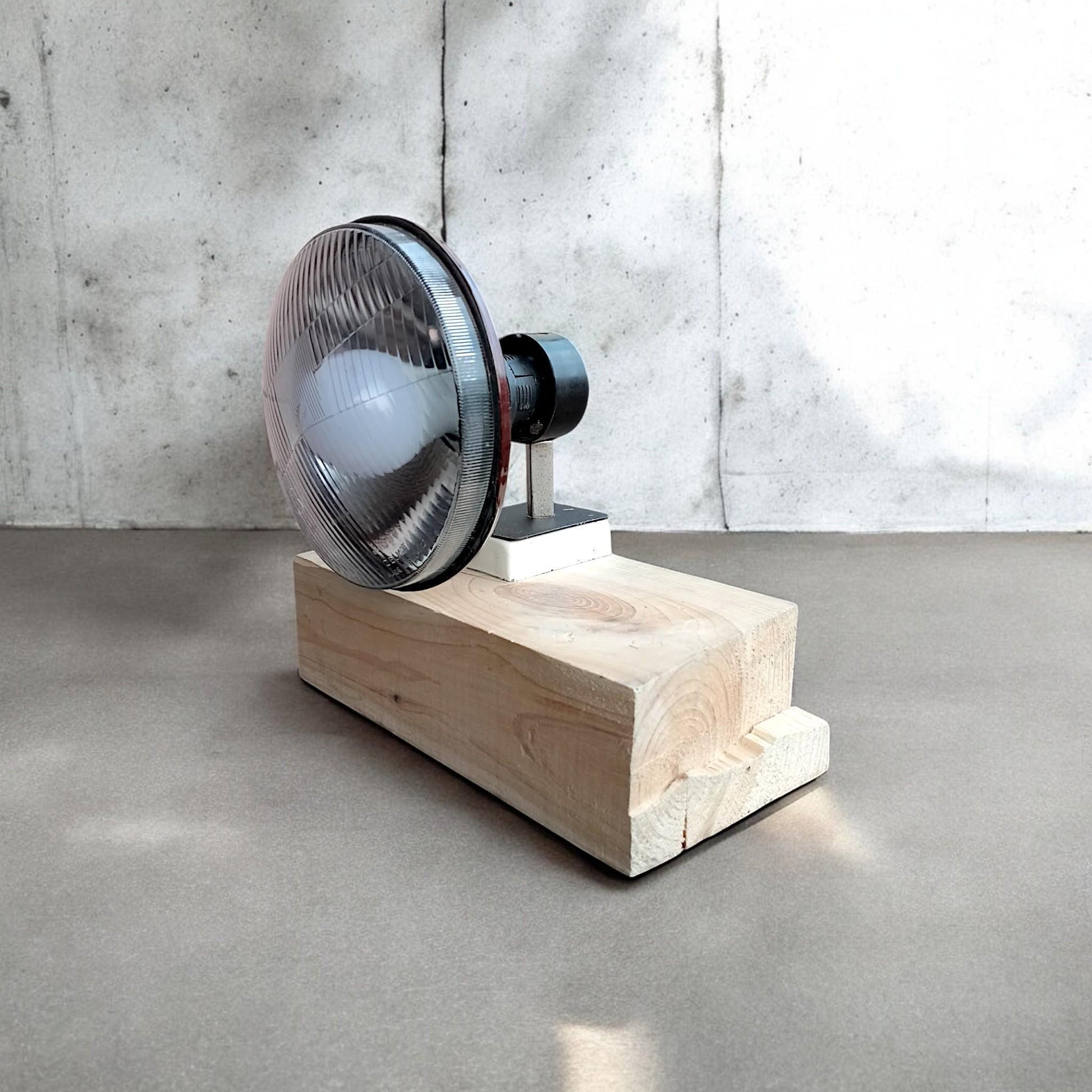Vintage Aviation Lamp Upcycled ZELMOT Airfield Lens Military Airport